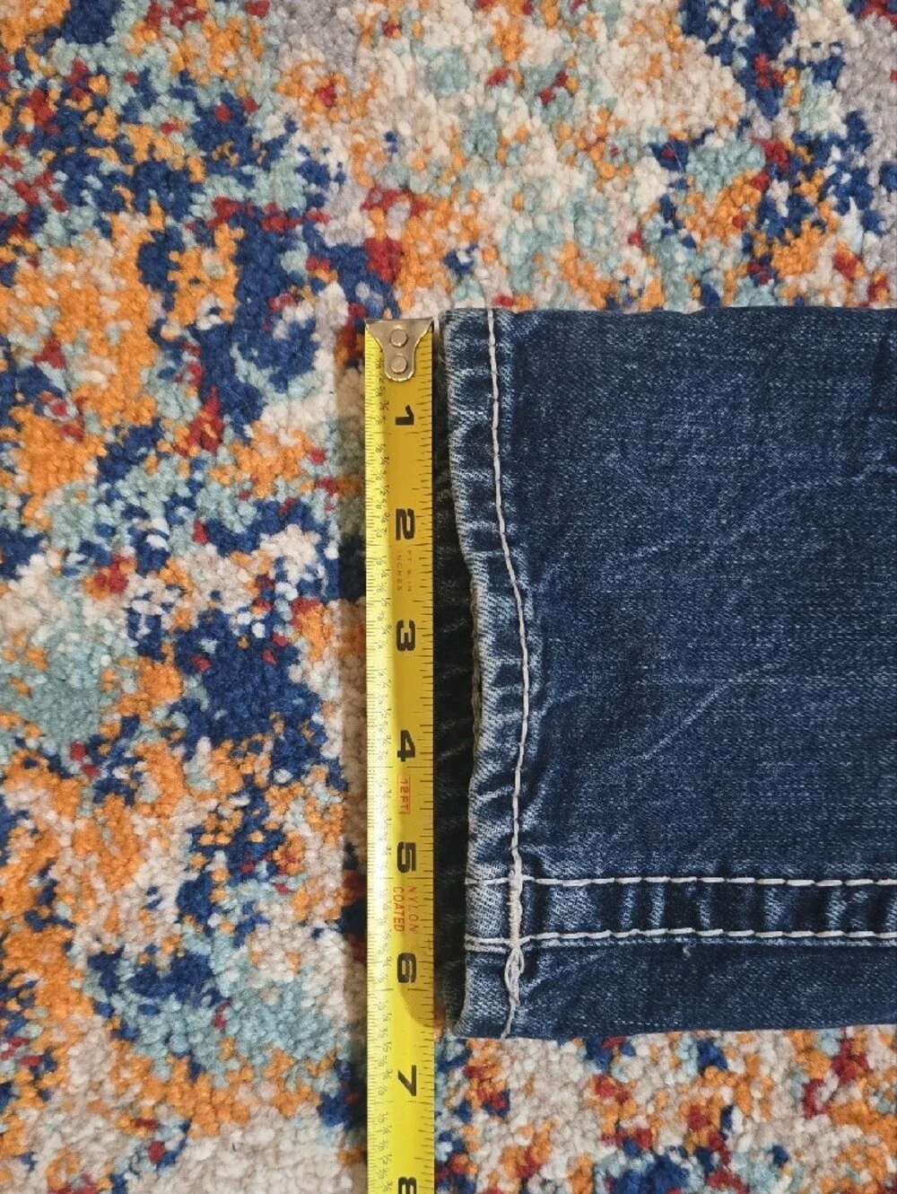True Religion Geno Relaxed Slim Jeans Dark Wash 30